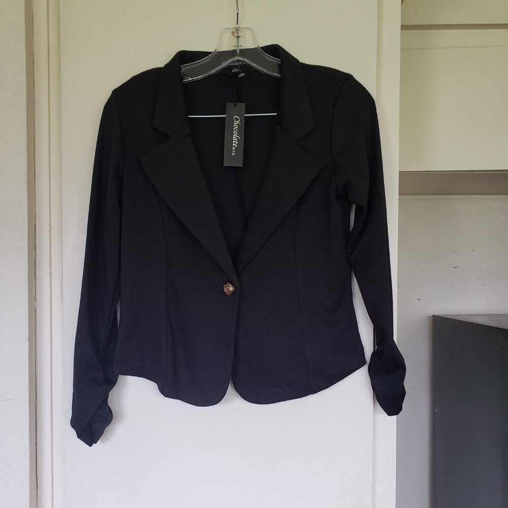 Choclate  Black Blazer Jacket Size Small